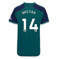 Arsenal Eddie Nketiah #14 Replica Third Shirt Ladies 2023-24 Short Sleeve